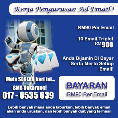 Berkerja Bersama Kami Hari Ini - RM90 per email